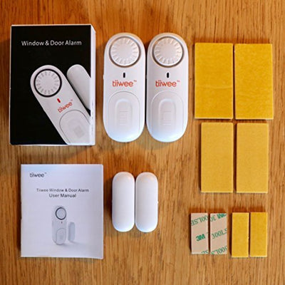 tiiwee Window Door Alarm Burglar - Set of 2