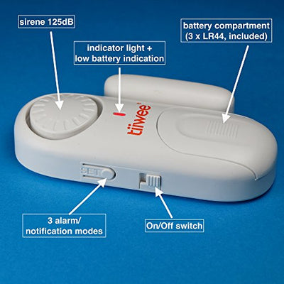 tiiwee Window Door Alarm Burglar - Set of 2