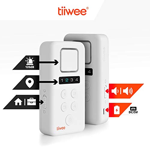 tiiwee X3 Hoe Alar Syste Wireless Kit X3 XL - Loud 120dB Siren, 4 tiiwee X3 Hoe Alar Syste Wireless Kit X3 XL - Loud 120dB Siren, 4