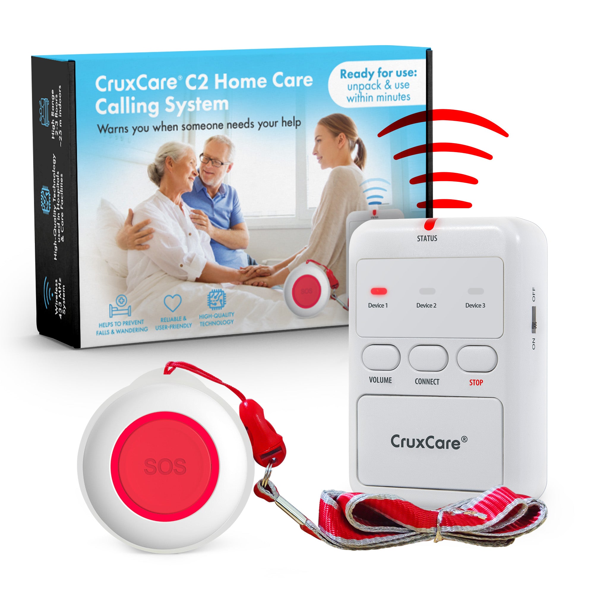 CruxCare C2 Paging system for Caregivers
