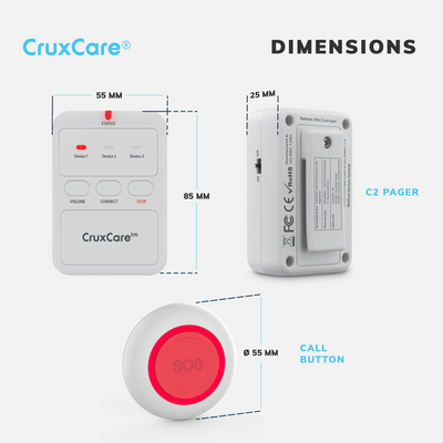 CruxCare C2 Paging system for Caregivers