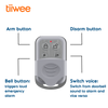 tiiwee X4-XL Motion Detector Alarm with Door and Window Sensors