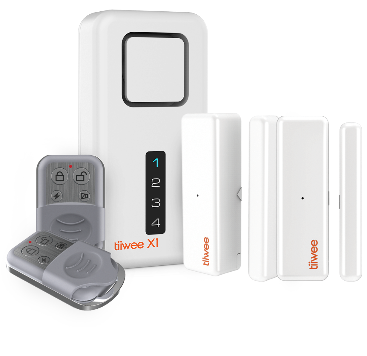 tiiwee X1 Starterkit with 2 door and window sensors