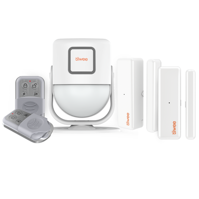 tiiwee X4-XL Motion Detector Alarm with Door and Window Sensors